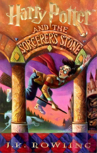 Harry Potter And The Sorcerer's Stone, De J K Rowling. Editorial Thorndike Press Large Print, Tapa Dura En Inglés, 1999