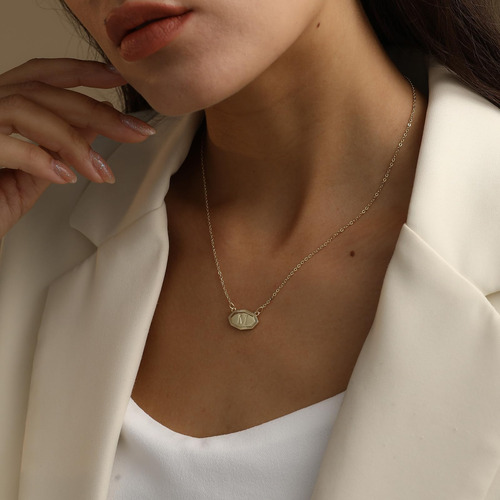 Marylax Collares Con Inicial Para Mujer, Collar Con Letras C
