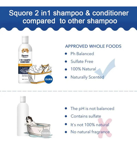 Cat Shampoo Conditioner 300ml Dog Shampoo Conditioner Moist
