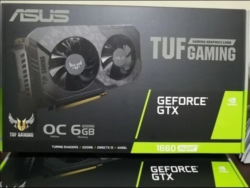 Imagen 1 de 1 de Asus Tuf Gaming Geforce Gtx 1660 Super 6gb Oc Gsync 192bit