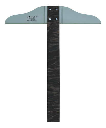 Régua T Fenólica 80cm Trident Com Cabeçote Fixo Mod 5508 Cor Variada