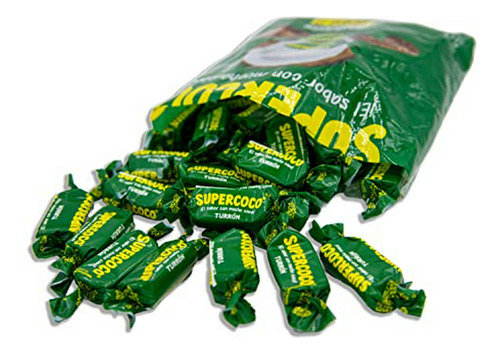 Turrón Supercoco Colombiano - Pack 100 Unidades (2 Bolsas)