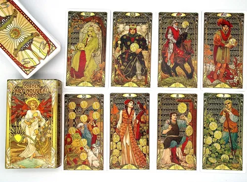 Golden Art Nouveau Tarot | Scarabeo