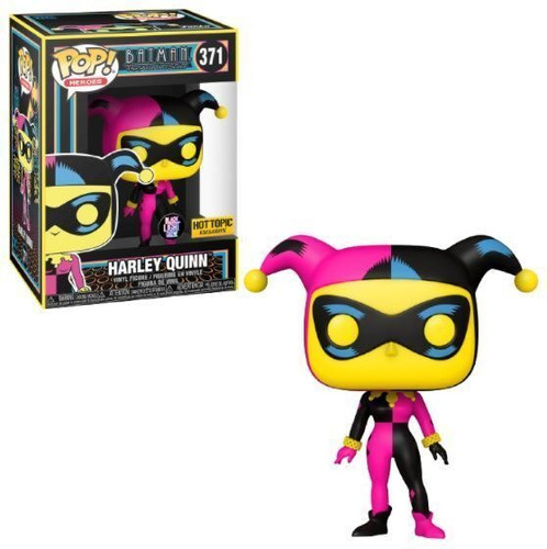 Funko Pop Harley Quinn Blacklight Hot Topic Exclusive Nueva