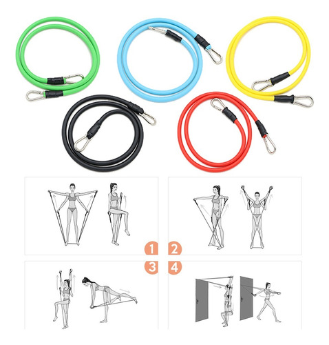 .. Juego De 11 Bandas De Resistencia For Entrenamiento,