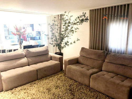Apartamento Alto Padrão Em Condomínio Resort, Com 3 Suítes À Venda, 177 M² Por R$ 1.950.000 - Campestre - Santo André/sp - Ap1551