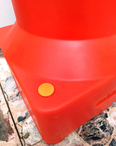 Kit 3 Cone Barril Trânsito Conão Base Quadrada Canalizador