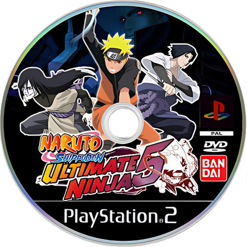 Naruto Shippuden Ultimate Ninja 5 Dublado - Ps2 Mídia Física