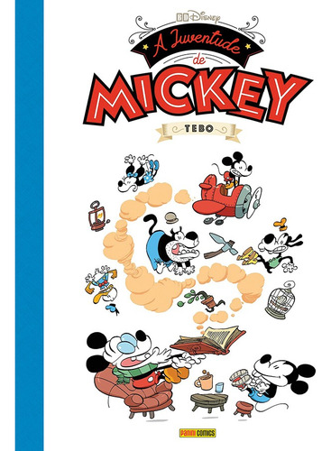 A Juventude De Mickey (Bd Disney), de Tébo. Editora Panini, capa mole em português
