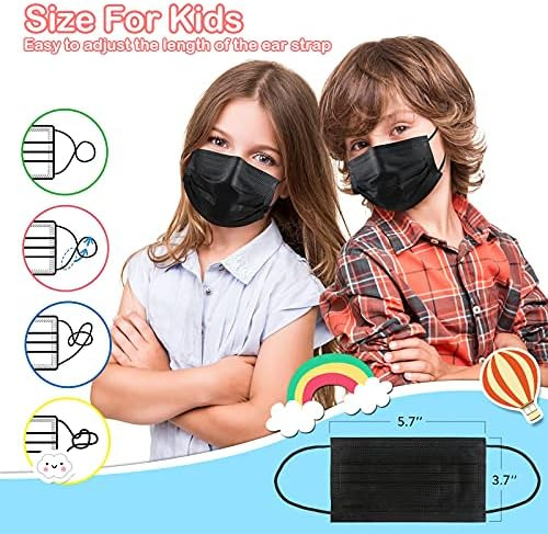 Mascarillas Desechables Para Niños, 100 Mascarillas Desechab