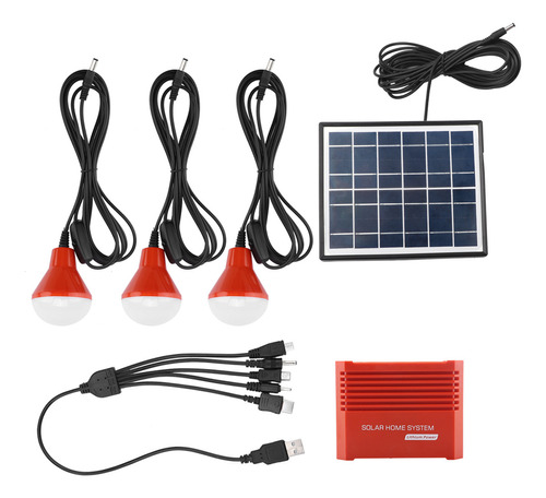 Placa Solar, Paneles De 4 W, Batería Portátil Recargable Por