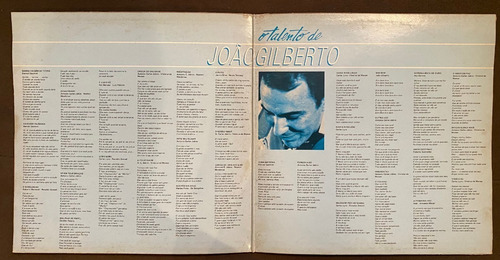 Lp João Gilberto O Talento De, 1986 Duplo Vinil (Usado)