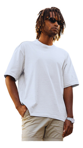 Camiseta Macbee Streetwear Oversized Masculina Larga