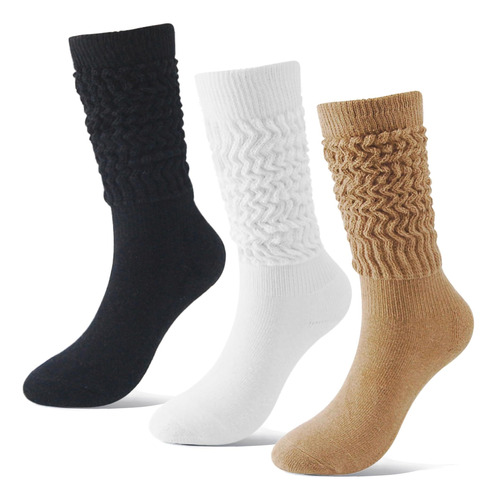 Slouch Socks Women Winter Knee High Scrunch Socks Women