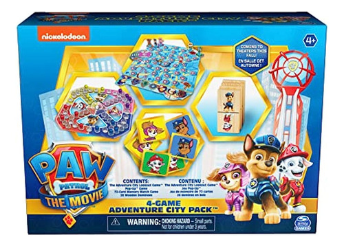 Paw Patrol: The Movie, 4-game Adventure City Pack Memory Mat