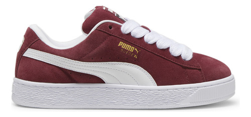 Zapatillas Puma Suede Xl Sportstyle Unisex Moda Bordó