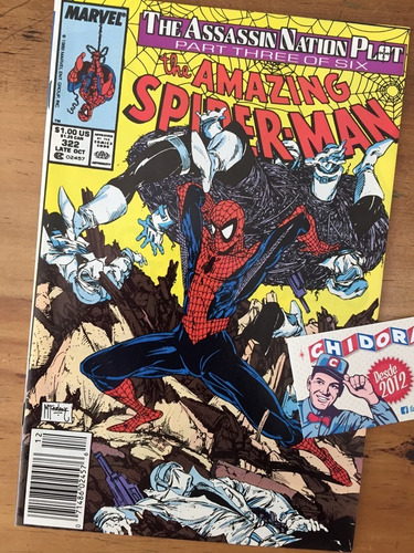 Comic - Amazing Spider-man #322 Todd Mcfarlane