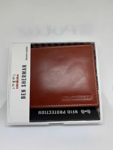 Cartera Caballero Ben Sherman 5 Pocket Billfold Color Cognac