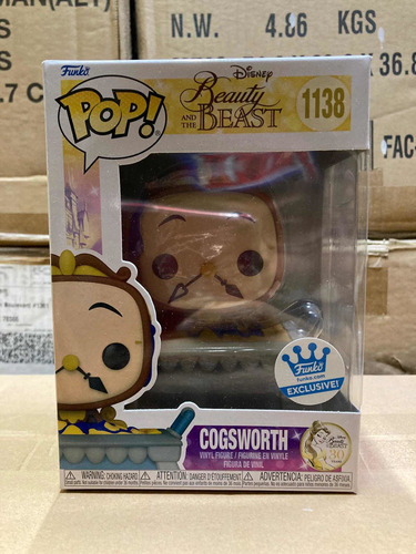 Cogsworth 1138 Beauty And The Beast Funko Pop Exclusive