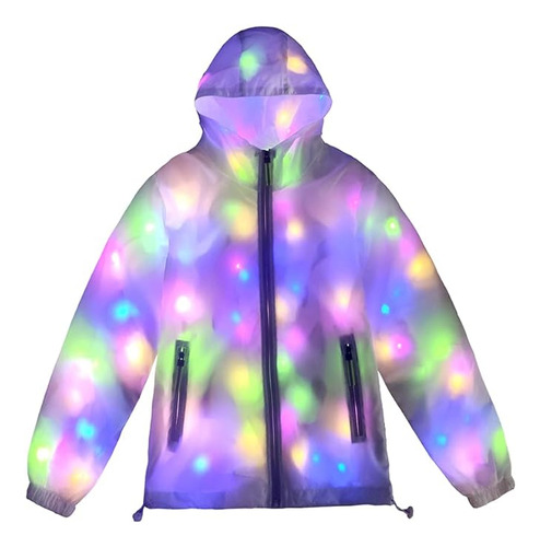 Chaqueta Disfraz Con Luz Led Para Hombre Y Mujer Para Baile