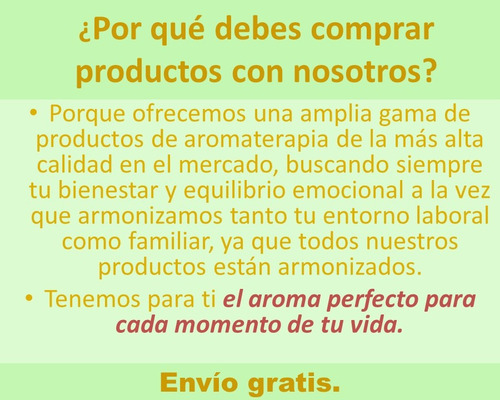Fragancia Menta Aromaterapia 40ml Ó Durazno Ó Fresa Ó Coco