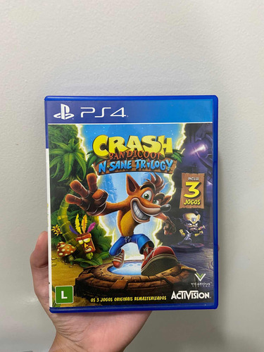 Jogo Crash Bandicoot N Sane Trilogy Ps4