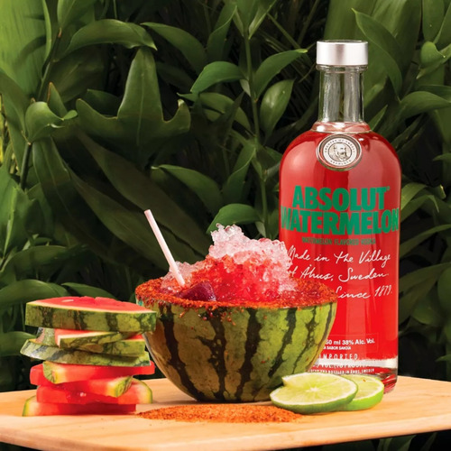 Vodka Absolut Watermelon De 750ml