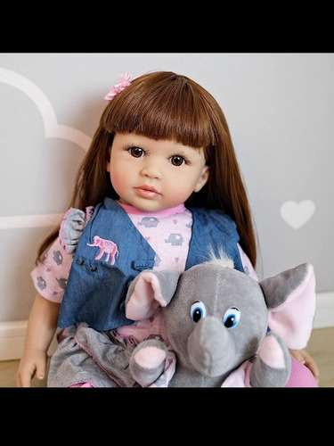 Imagen 3 de 5 de Bebe Bebé Baby Reborn Muñeca Realista Niñas Juguetes