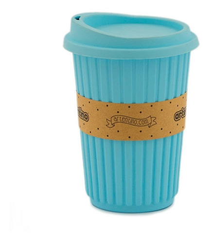 Imagen 6 de 10 de 12 Vaso Térmico Taza Jarro Tapa Silicona Frio Calor Café