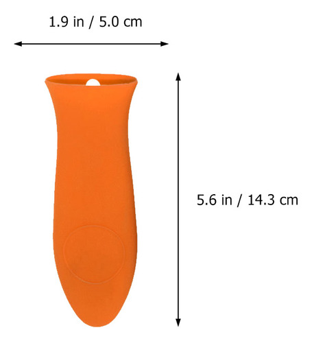 Funda De Silicona Con Mango Caliente, 5 Unidades, Funda Anti