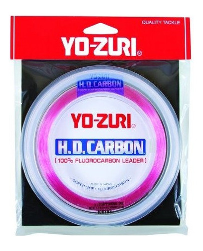 Yozuri Hd Fluorocarbono Muneca Carrete 100yard Lider Linea