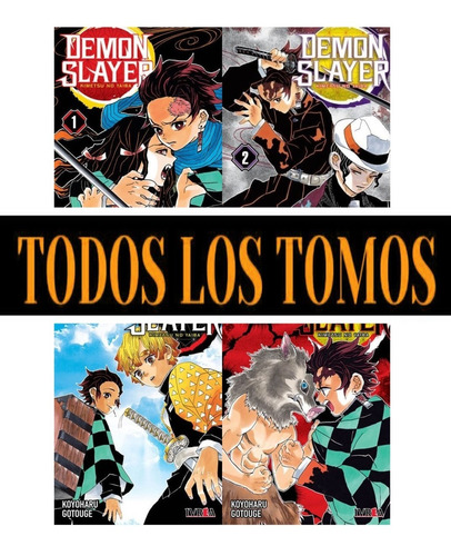 Demon Slayer Kimetsu No Yaiba - Todos Los Tomos! - Ivrea