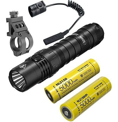 Combinado: Nitecore Mh12s Usb-c Linterna Recargable 1800 Lúm