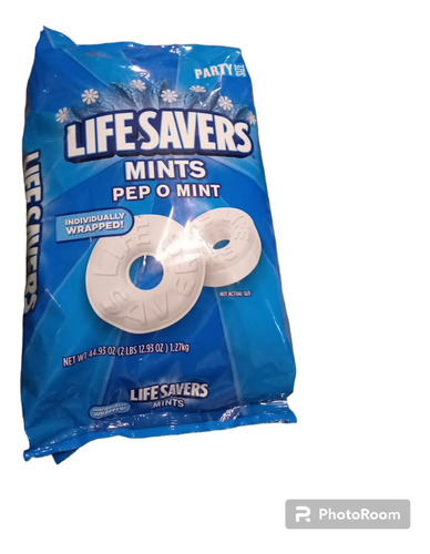 Caramelo Menta Lifesavers Mints Pep O Mint 1.27 Kg Americano