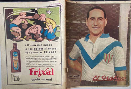 Antigua Revista El Gráfico Nº 823 Fútbol Deportes Abr 1935