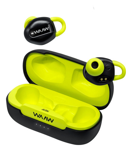 Fone De Ouvido Bluetooth Sport Waaw By Alok Move 200 Resistente À Água E 30 Horas De Autonomia