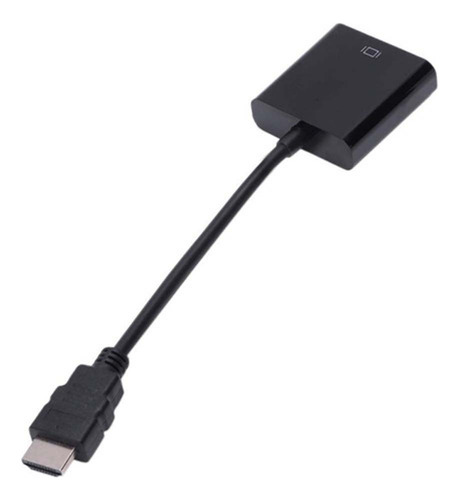 Cable Adaptador Conversor Hdmi A Vga Con Audio Pc Notebook-m
