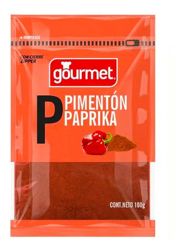 Pimenton Paprika Gourmet Envase Zipper 100 G