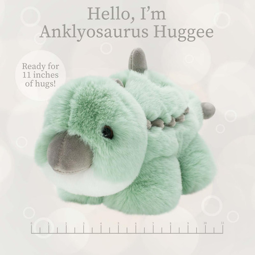 Peluche Anquilosaurio Suave Para Bebés Y Niños Pequeños