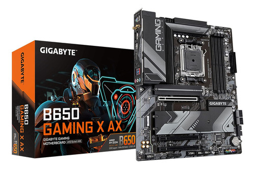 Tarjeta Base Gigabyte B650 Gaming X Ax, Am5, Ddr5, Pcie 4.0