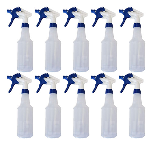 10 Frascos Pulverizadores / Borrifadores 500ml Kit Com 10