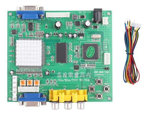 Tarjeta Convertidora De Juegos Arcade Rgb/cga/ega/yuv A Vga