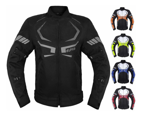 Chamarra De Motociclista Para Hombre, Con Protecciones Ce, .