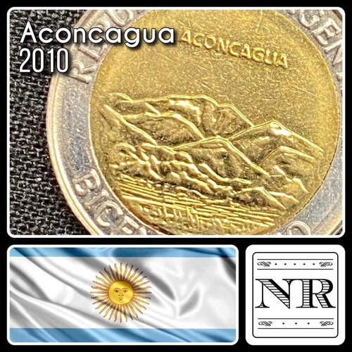 Argentina - 1 Peso - Año 2010 - Cj #6.20 - Aconcagua