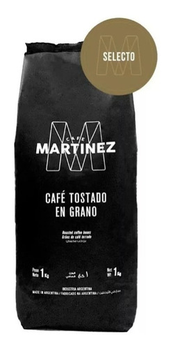 Café Martinez en grano tostado Selecto 1kg