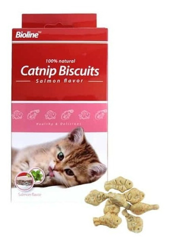 Bioline Catnip Biscuits Galletas Sabor Pollo Y Catnip - 80gr