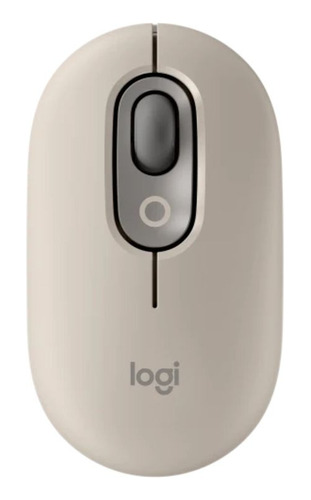 Mouse Logitech Pop Inalámbrico Mist Sand 1