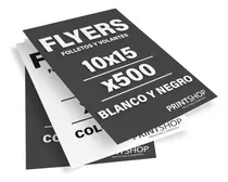 Comprar Folletos Flyers Volantes Printshop Byn Simple Faz 10x15 X500