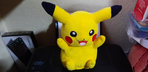 2015 Tomy Game Freak Pokemon Pikachu Plush 25 Cms