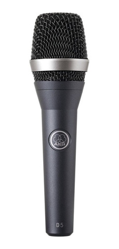 Microfone AKG D5 Dinâmico Supercardióide cor azul-escuro